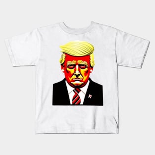 trump mugshot Kids T-Shirt